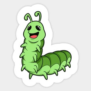 Kawaii caterpilla Sticker